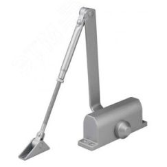 Доводчик EN2 для дверей до 45кг серебро Alarmico ALDC-45S