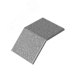 Крышка к угловому соединителю внешнему 45 град. к лотку 200х200, толщ. 1,0 мм, гор. цинк OSTEC 324822