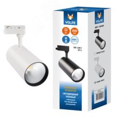 Светильник-прожектор светодиодный трековый ULB-Q276 32W-4000К WHITE 3000 Лм 4000К Корпус белый Uniel UL-00005941