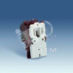 Кнопка клавишная, 10А 250В, S82C, механизм Simon 75150-69
