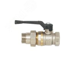 Кран шаровой американка 1' А31 НГ прямой рычаг никель PN40 БАЗ БАЗ.А.А31.0.25.НГ.40.Н
