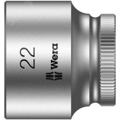 Головка торцевая шестигранная 8790 HMB Zyklop DR 3/8 22 x 30 мм WERA WE-003567