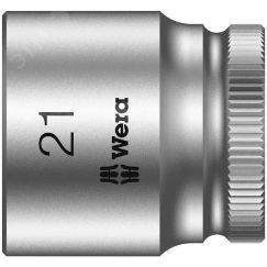 Головка торцевая шестигранная 8790 HMB Zyklop DR 3/8 21 x 30 мм WERA WE-003566