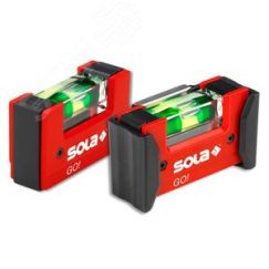 Уровень компактный GO!, 1 глазок, точн. 0,75 мм/м SOLA 01620101