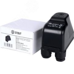 Реле давления PM12G 3-12бар 1/4 с накидной гайкой для водоснабжения STOUT SCS-0001-000012