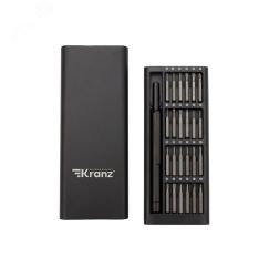 Набор отверток для точных работ RA-03, 25 предметов Kranz KR-12-4753