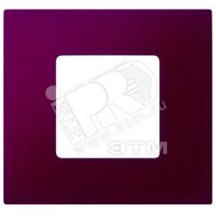 Рамка-декор на 2 поста для 2700620-03., S27Pl, Артик баклажан Simon 2700627-085