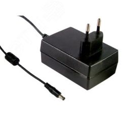 Адаптер настенный, AC-DC, 23Вт, вход 85...264B AC 47...63 Гц,, выход 9B, 2.55А, изоляция 3000В AC, 79x54x33мм, -30...+70 град, выходной разъем 11, диа Mean well GST25E09-P1J