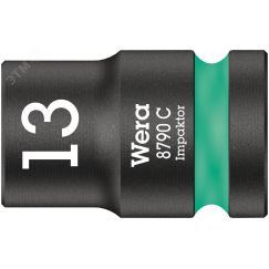Головка торцевая ударная шестигранная 8790 C Impakto DR 1/2 13 x 38 мм WERA WE-004570