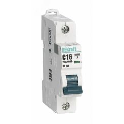 Выключатель автоматический 1P кривая B 20A 10кА ВА-105 SE (Dekraft) 13106DEK