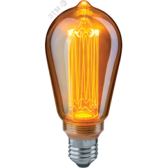 Лампа светодиодная LED 4вт Е27 теплый ST64 ретро PммA Navigator Group 14232