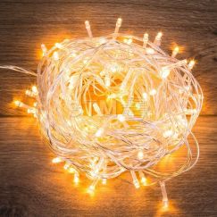 Гирлянда Твинкл Лайт 15 м, прозрачный ПВХ, 120 LED, тёплый белый Neon-Night 303-196