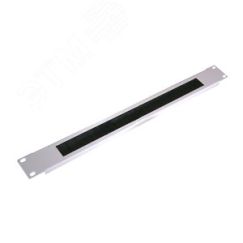 Огранизатор щеточный , крепление 19 1U, серый RAL 7035 NTSS NTSS-BO-1U