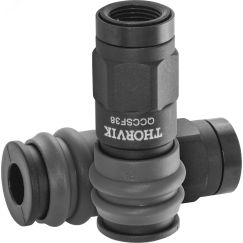 Муфта БРС европейского типа с внутренней резьбовой частью BSPT 3/8'' Thorvik QCCSF38