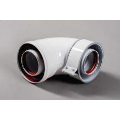 Отвод 90 град. коаксиальный начальный d 60-100 мм для всех котлов BAXI кроме ECO Classic / ECO Nova BAXI MT71410142