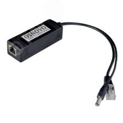 PoE-сплиттер Fast Ethernet стандарта PoE IEEE 802.3af. Длина кабеля - 17см OSNOVO PoE Splitter/2