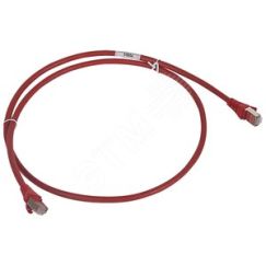 Патч-корд кат.6 F/UTP красный LSZH 3м LEGRAND 051856