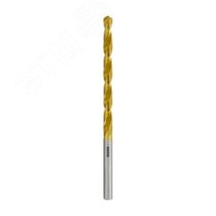Сверло по металлу цилиндрический хвостовик 4,2x119/78мм DIN340 h8 10xD HSS-G TiN 118 градусов Ruko 203042T