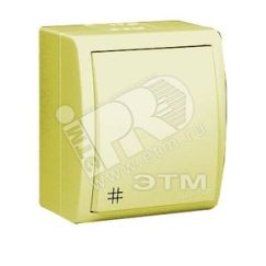 15 Aqua Выключатель проходной с 3-х мест (перекрёстный) IP54 10А 250В винтовой зажим S15A сл. кость Simon 1594251-031