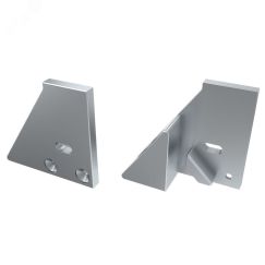 Заглушка для ALM-GLASS-10 с опорой левая с отверстием (ARL, Металл) Arlight 026738