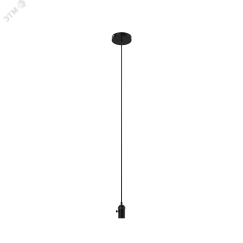 Светильник подвесной под лампу E27 1х60 Вт 200-240В IP20 1000х38 мм Черный Decor Gauss Gauss PL041