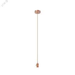 Светильник подвесной под лампу E27 1х60 Вт 200-240В IP20 1000х38 мм Медный Decor Gauss Gauss PL043