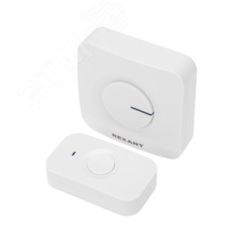 Звонок беспроводной дверной c цифровым кодированием 52 мелодии 150м IP56 белый REXANT 73-0018