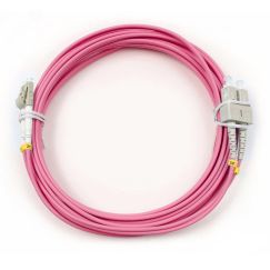 Шнур оптический duplex 7м LC-SC 50/125 мм OM4 LSZH Cabeus FOP-50-OM4-LC-SC-7m