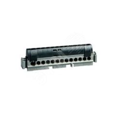 Клемма черная 1х6-25+12х1.5-16мм.кв. LEGRAND 004854