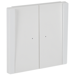 FORTE&PIANO Выключатель 2-клавишный проходной с индикацией 10А FP208 белый IEK