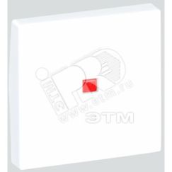 Connect Клавиша с индикатором для выключателя К302 45х45мм алюминий Simon K112-8