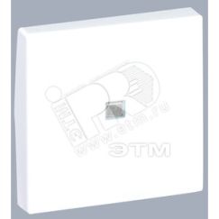 Connect Клавиша с индикатором для выключателя К304 45х45мм алюминий Simon K114-8