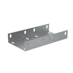 Соединительная пластина усиленная П-образная для лотка 50х400 мм ПЛЮС HD КМ-профиль PL4768