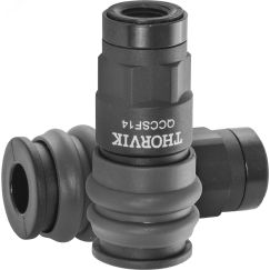 Муфта БРС европейского типа с внутренней резьбовой частью BSPT 1/4'' Thorvik QCCSF14