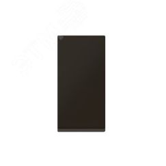 Кнопочный выключатель Mosaic 1 модуль - 6 A - матовый черный LEGRAND 079130L