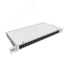 Кросс NTSS STANDART оптический 19' частично укомплектованный 1U. 32 порта LC quadro (сплошная панель. сплайс-кассета-3шт) серый RAL 7035 NTSS NTSS-RFOB-ST-1U-32-S0000-4LC
