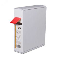 Трубка термоусадочная Т-BOX-8/4 красн (10м) КВТ 65608