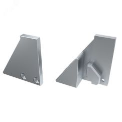 Заглушка для ALM-GLASS-6 с опорой левая глухая (ARL, Металл) Arlight 026729
