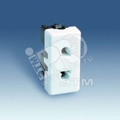 Розетка 2P евро-американская, узкая, 16А 250В, S27, сл.кость Simon 27438-31