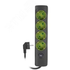 Удлинитель ET-04-300G (4 x 3,0) заземл., выкл. JAZZway JazzWay 5051874