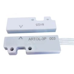 Датчик положения магнитогерконовый ARTOL-3Р 003   датчик + магнит М-025 АТФЕ.425119.072 ТУ белый Магнито-контакт 00-00001633