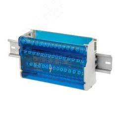 Шина на DIN-рейку в корпусе (кросс-модуль) 4х15, REXANT REXANT 11-2304-15