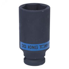 Головка торцевая ударная глубокая шестигранная 1/2', 30 мм King Tony 443530M