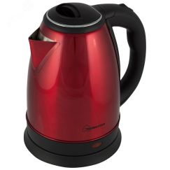Чайник стальной HS-1010 на 1.8 л, цвет красный HomeStar 003014