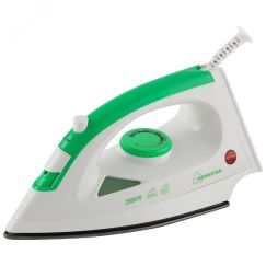 Утюг HS-4001 на 2000 Вт, подошва - тефлоновая, цвет бело-зеленый HomeStar 004837