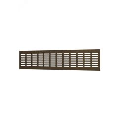 Решетка переточная алюминиевая с анодированным покрытием 480x100, цвет Dark bronze ERA 4810DP Al Dark bronze