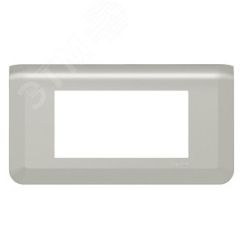 Рамка Mosaic 4 модуля - алюминий LEGRAND 079314L