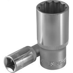 Головка торцевая глубокая 12-гранная 1/2''DR, 27 мм Jonnesway S04HD4727