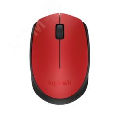 Мышь беспроводная M171, 1000 dpi, красный Logitech 910-004641