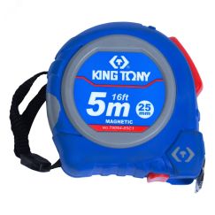 Рулетка измерительная 5 м, магнитный крюк King Tony 79094-05C1